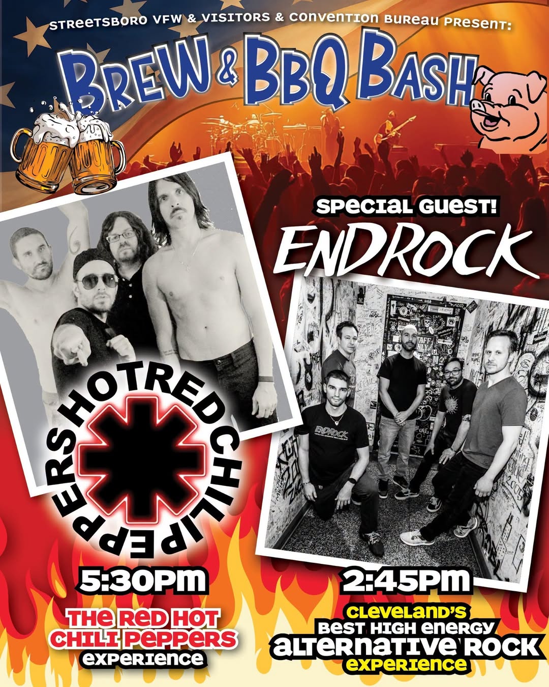 Brew & BBQ Bash (Streetsboro) show flyer